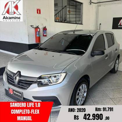 RENAULT SANDERO 1.0 12V SCE FLEX LIFE MANUAL